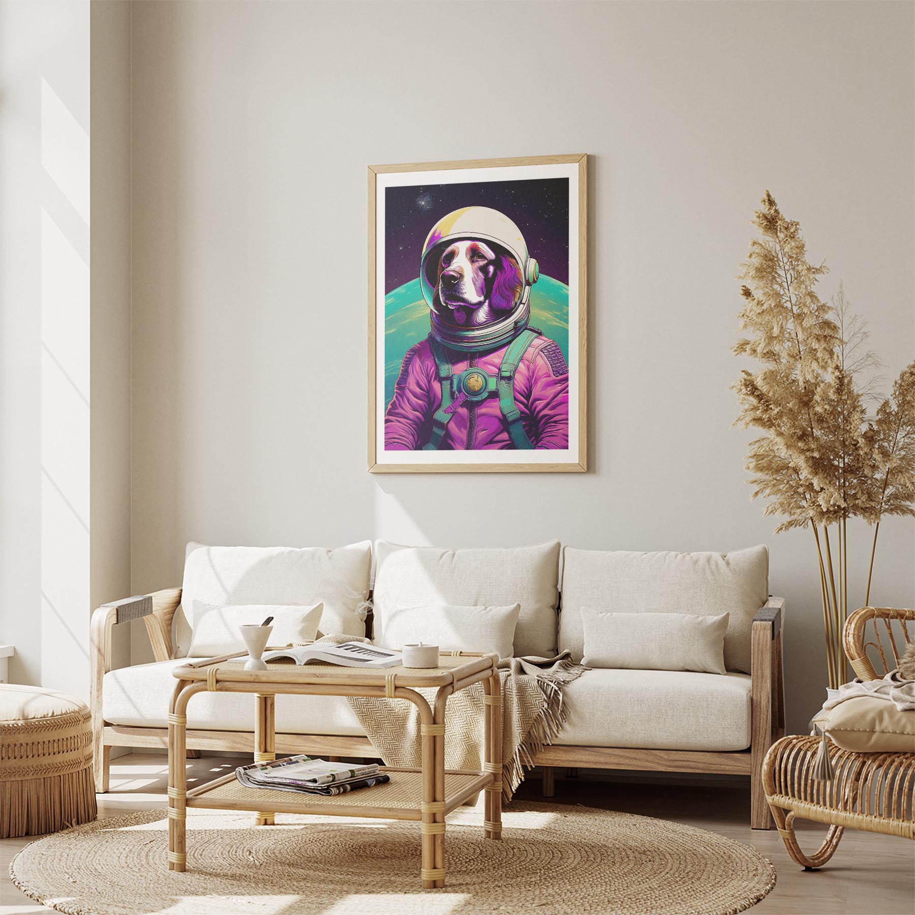 English Setter Space Dogs Series image 2