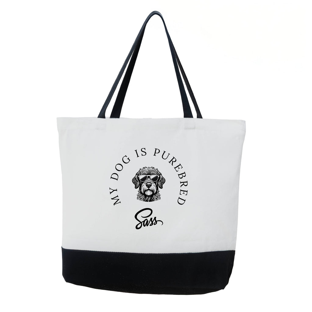 Spanish Water Dog My Dog is Purebred Sass Bag image 0