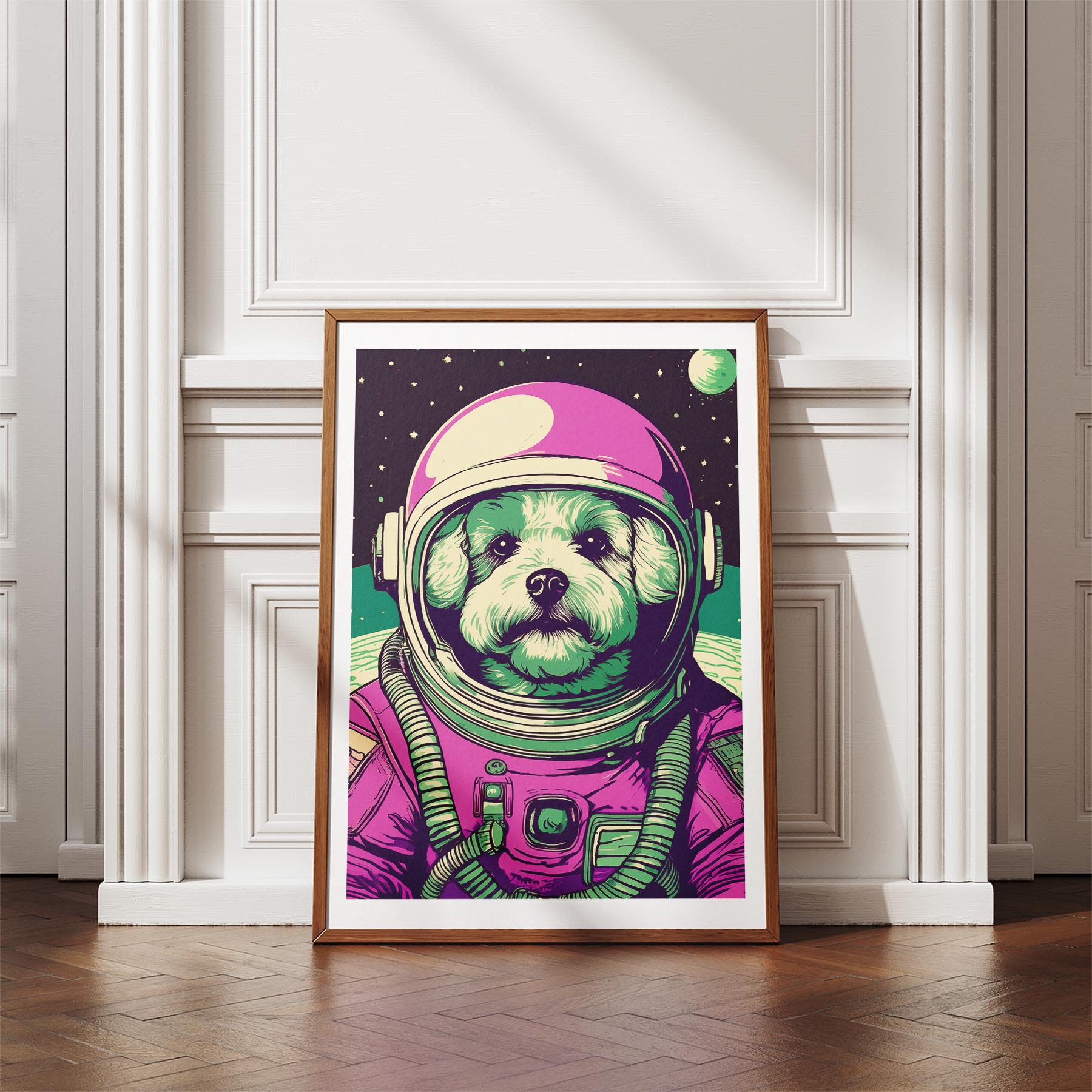 Bichon Frise Space Dogs Series image 4