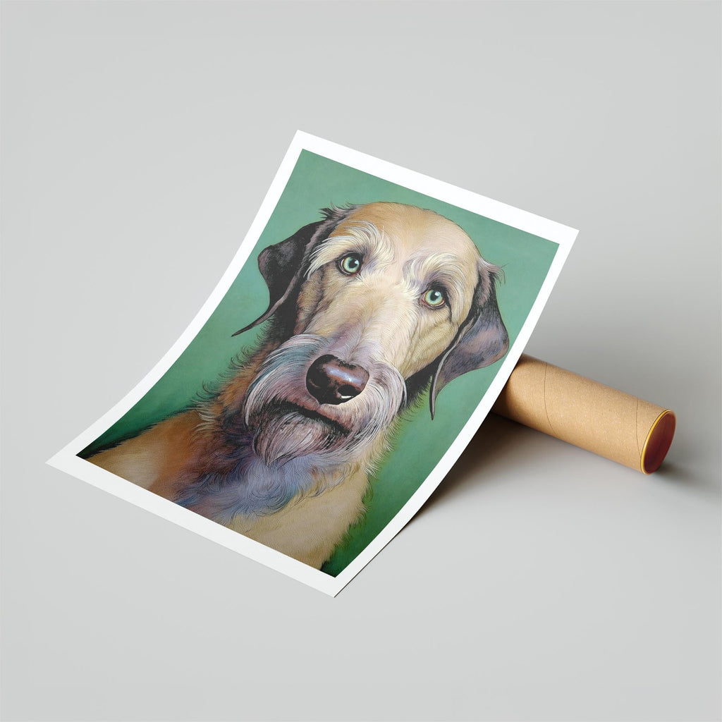 Irish Wolfhound Green Painted Series image 6