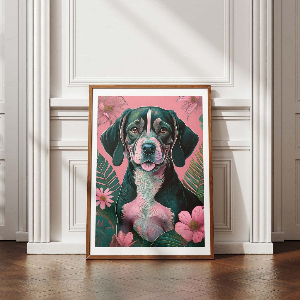 Beagle Flowery Dog image 4