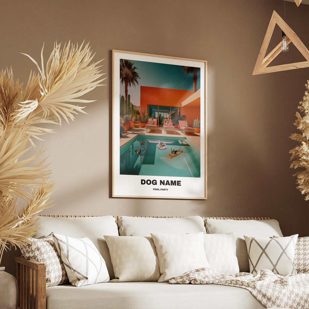 German Shepherd Custom Pool Party WITH TEXT image 9