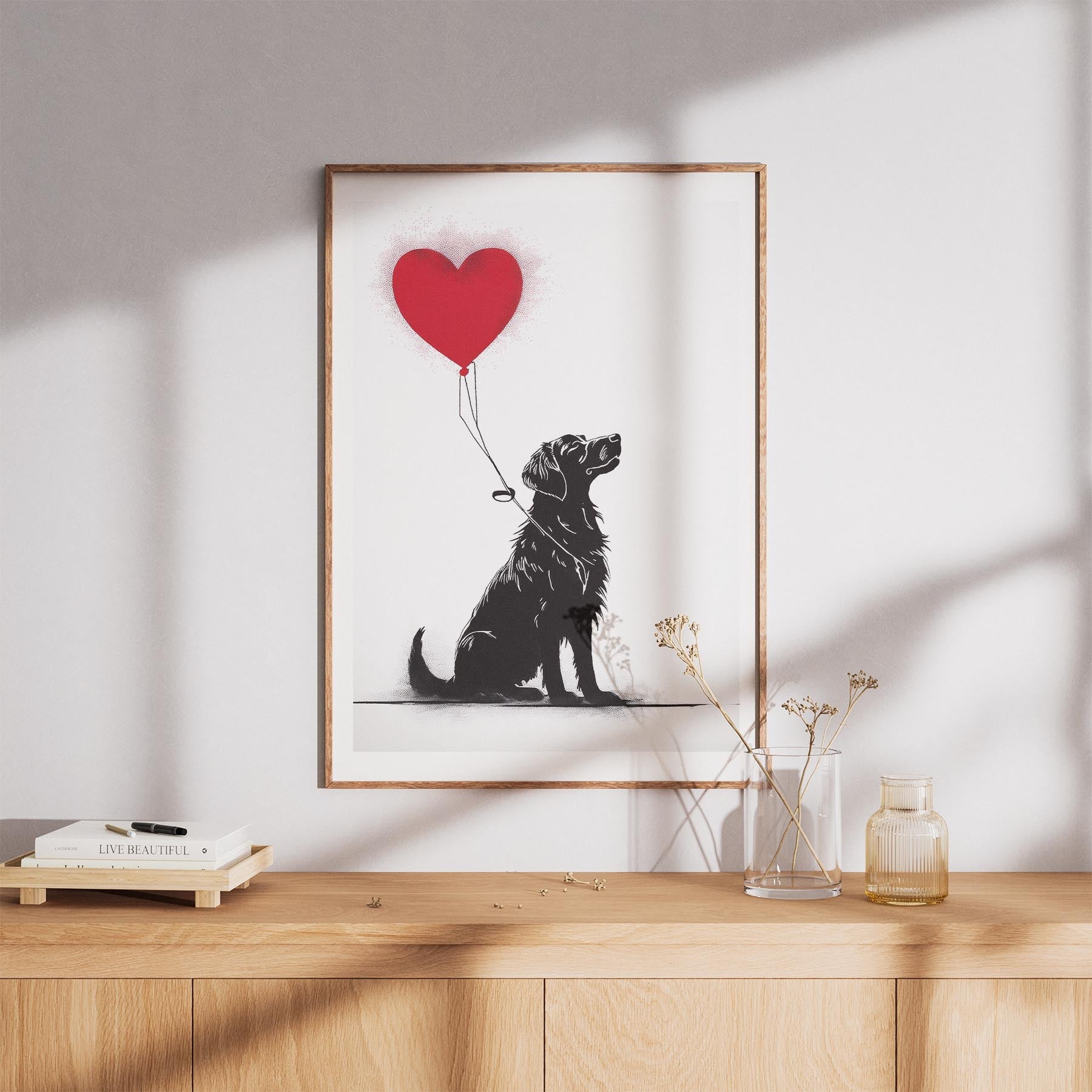 Golden Retriever DOGSY Series inspired by the Art of Banksy image 8