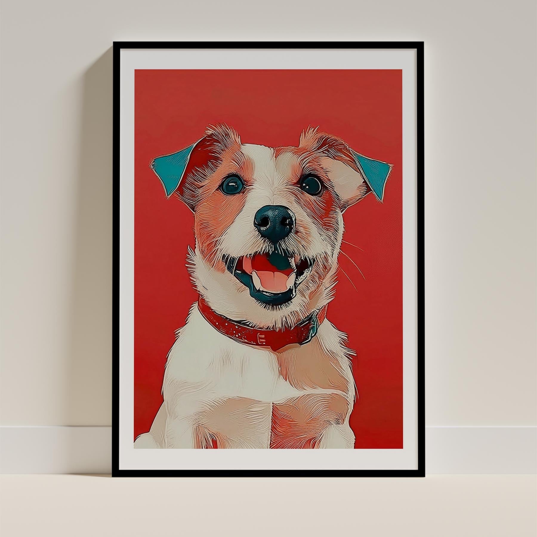 Jack Russell Terrier Dog Art Print Unframed Vol 1 | 11 Unique Designs | Wall Art Gift for Dog Lovers | Dogsy & Co