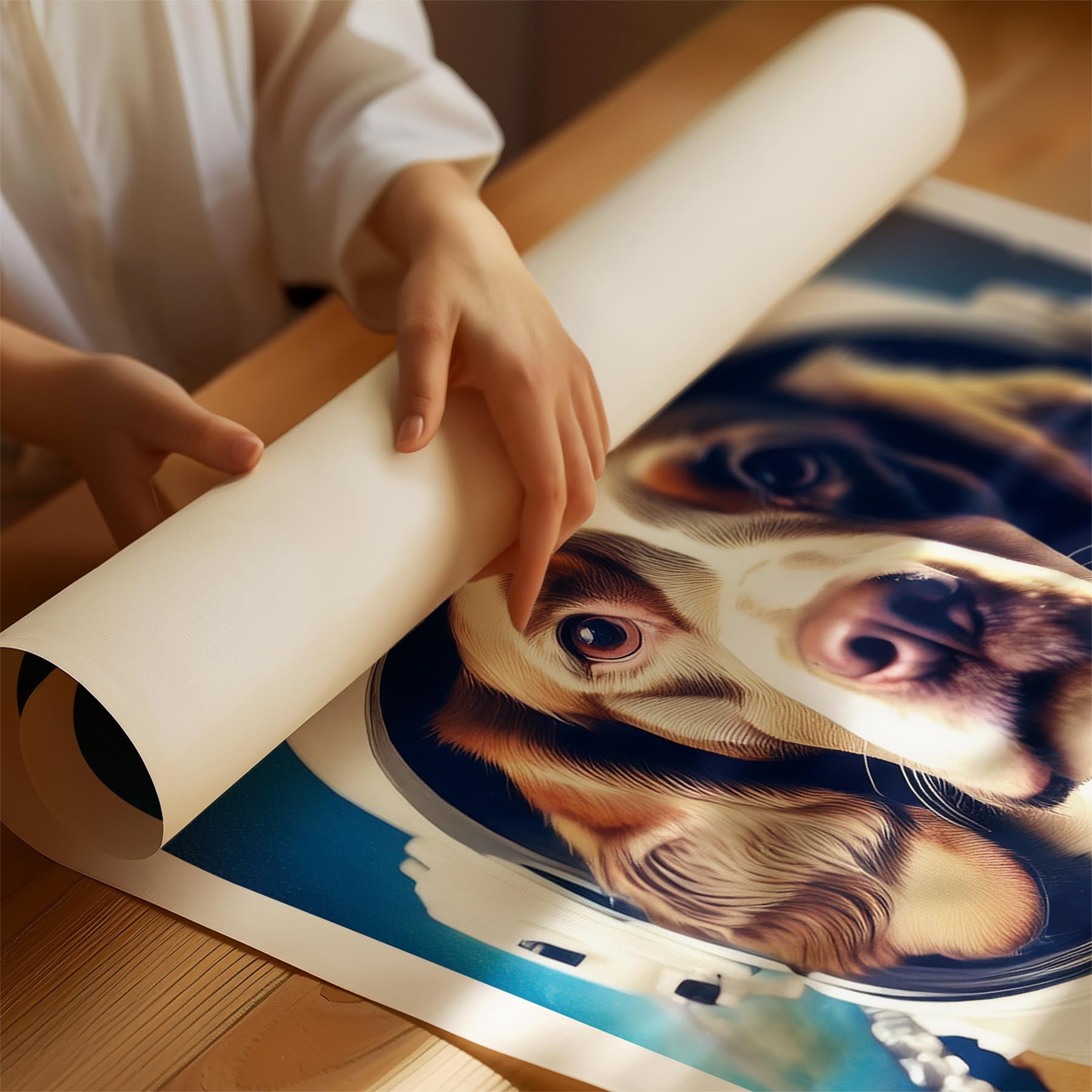 English Springer Spaniel Astronaut Dog Series image 1