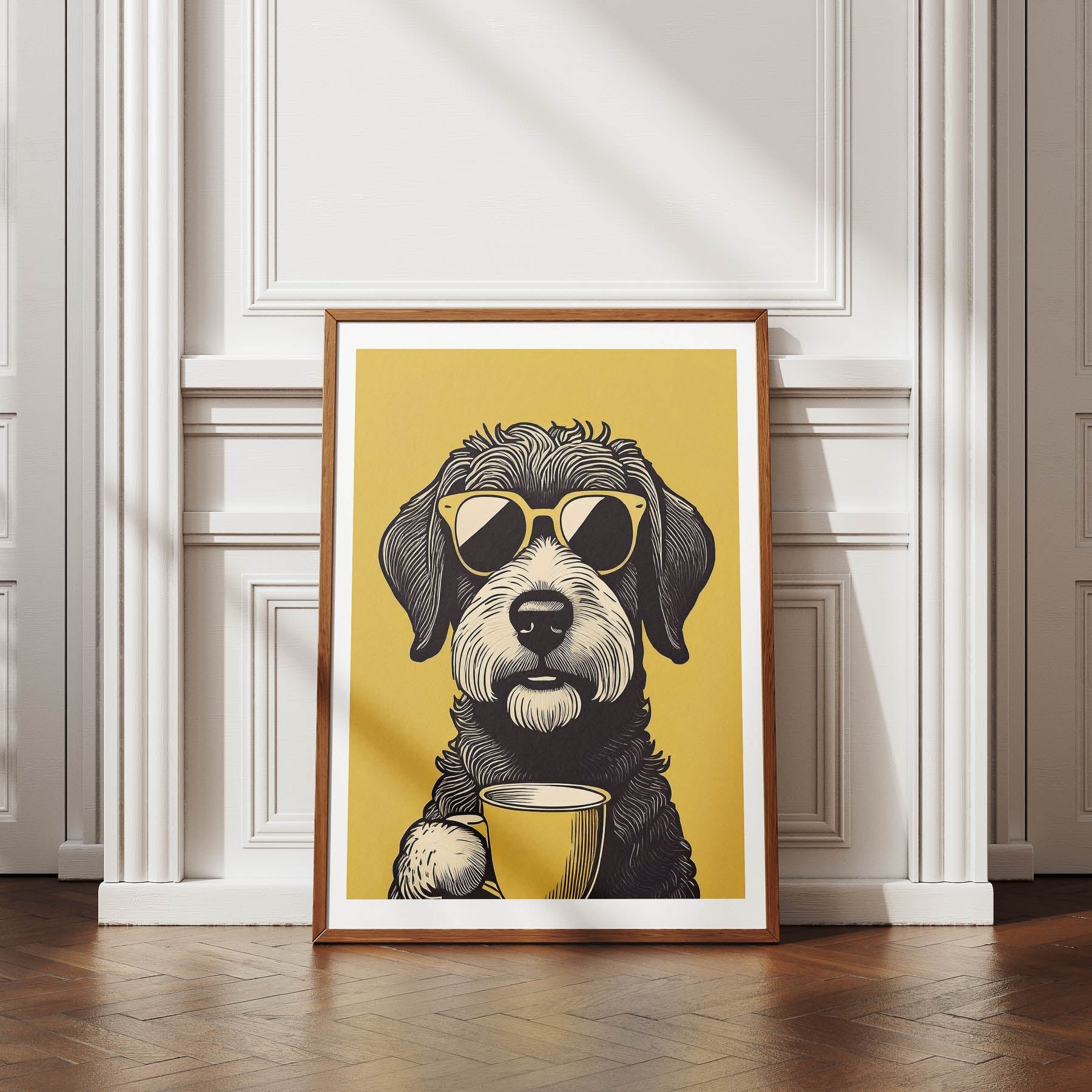 Jackapoo Chillin Coffee Dog image 4