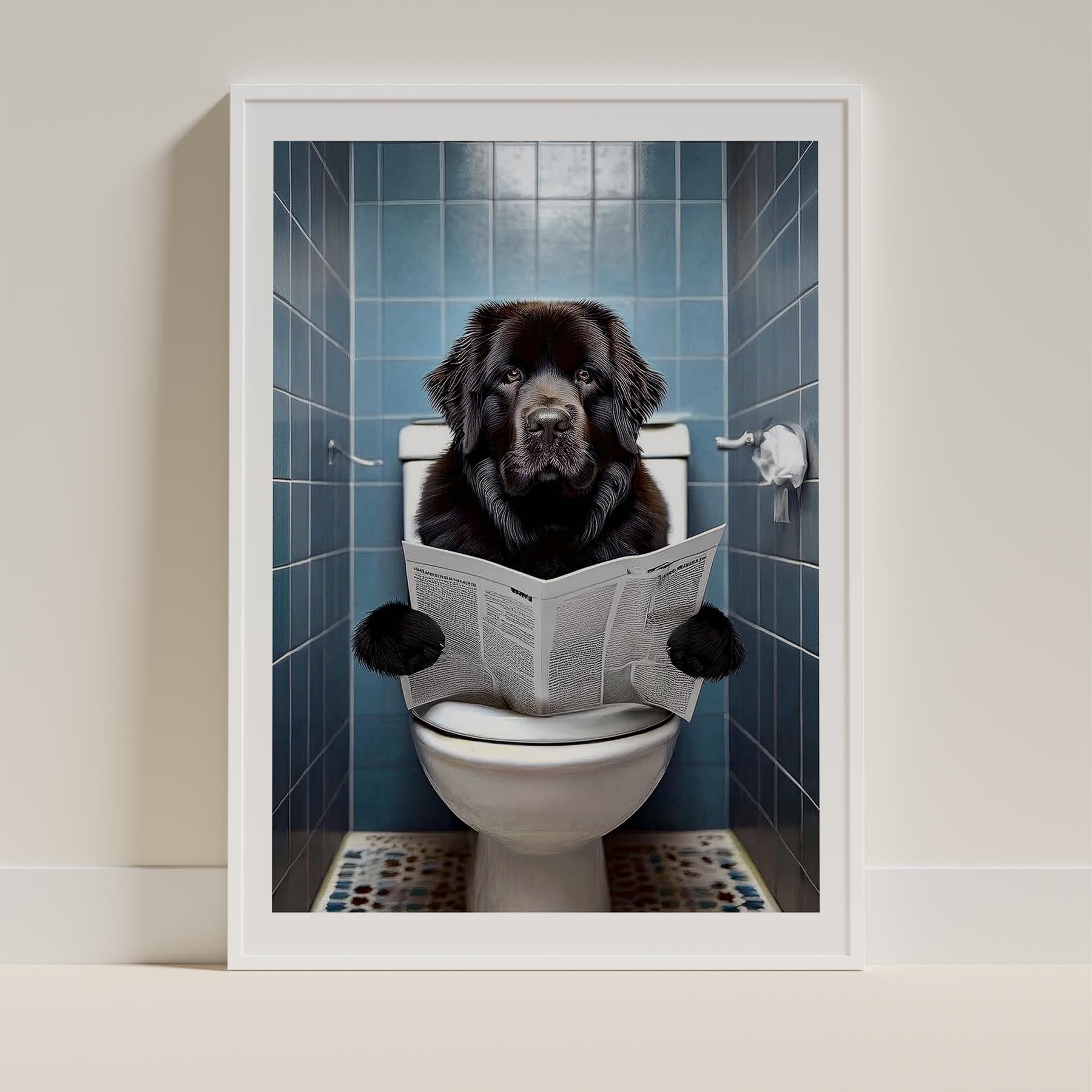 Newfoundland Toilet Humour Dog Series 2 image 9
