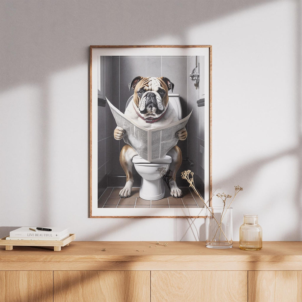 Bulldog Toilet Humour Dog Series 4 image 8