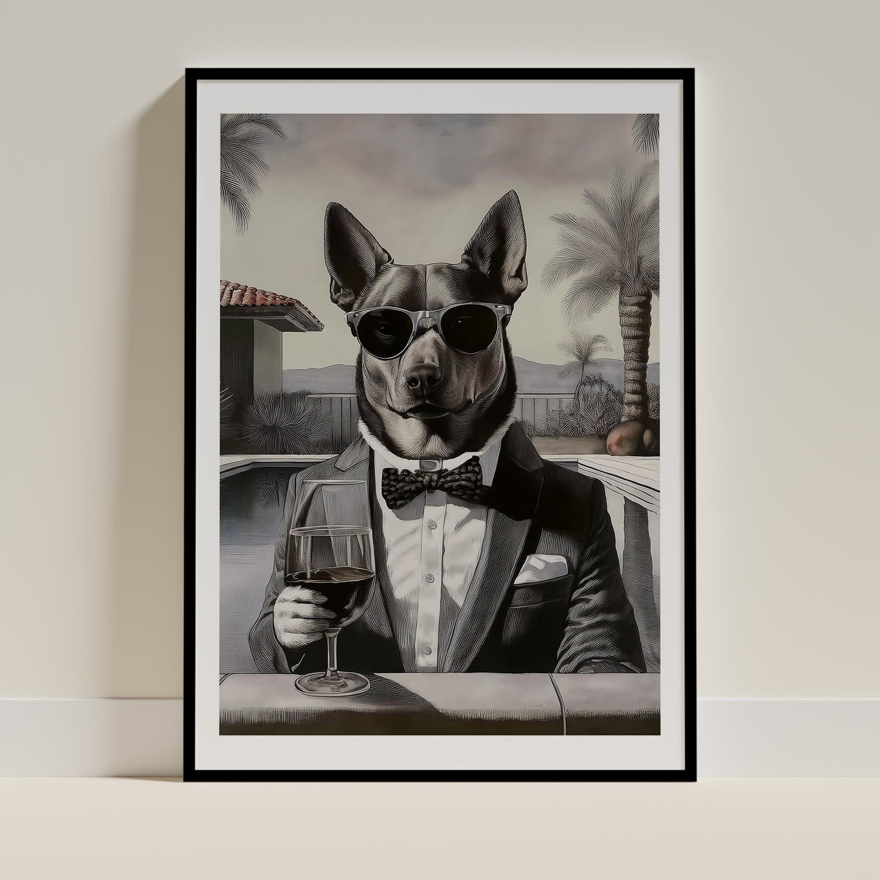Australian Cattle Dog Dog Art Print Unframed Vol 1 | 11 Unique Designs | Wall Art Gift for Dog Lovers - Image 5 | Dogsy & Co