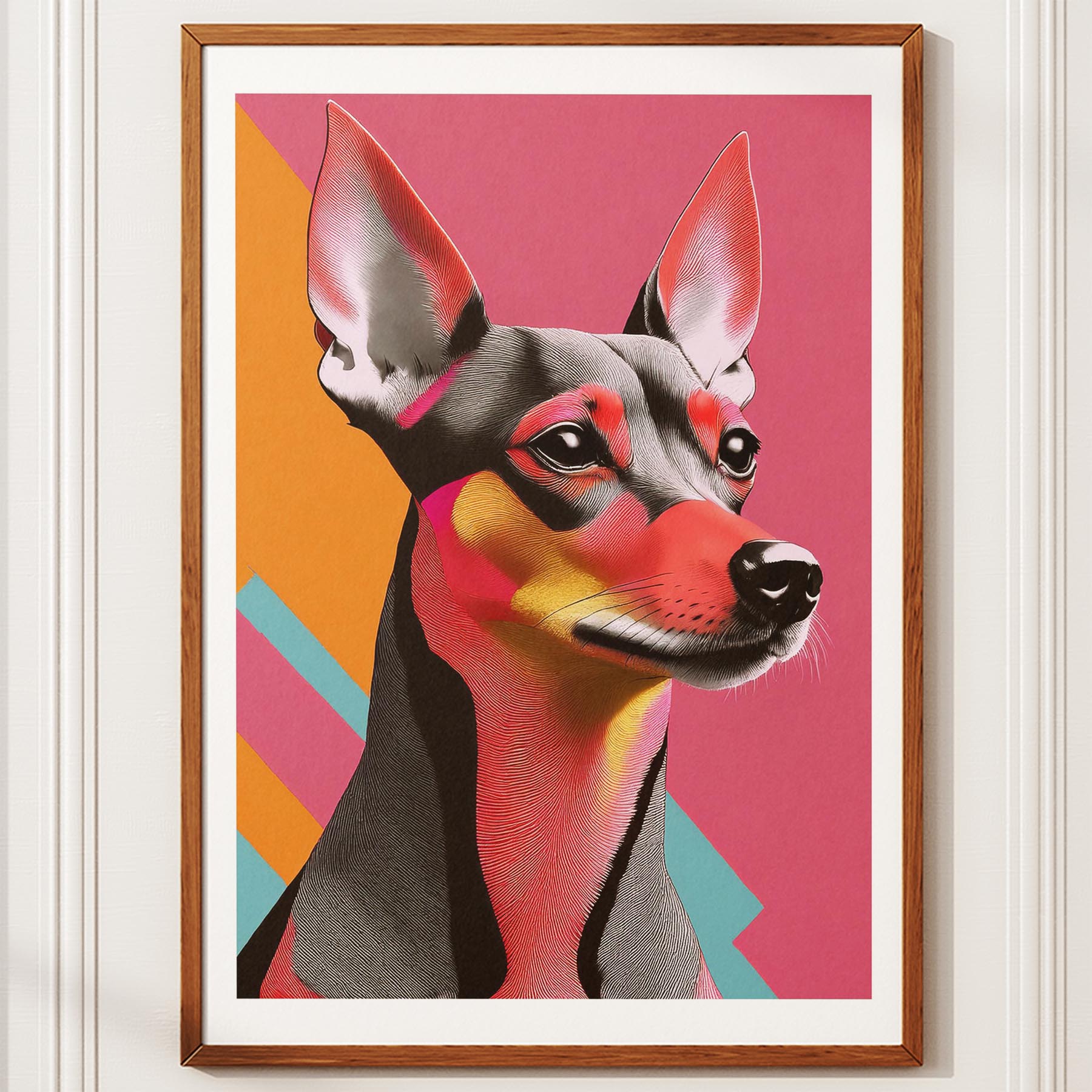 Miniature Pinscher Modern Pop Dog Series image 10