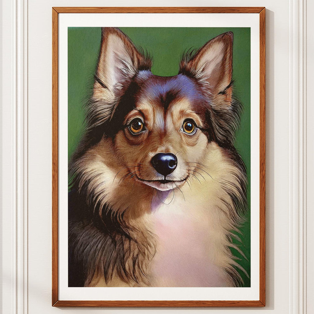 German Spitz Green Painted Series image 10