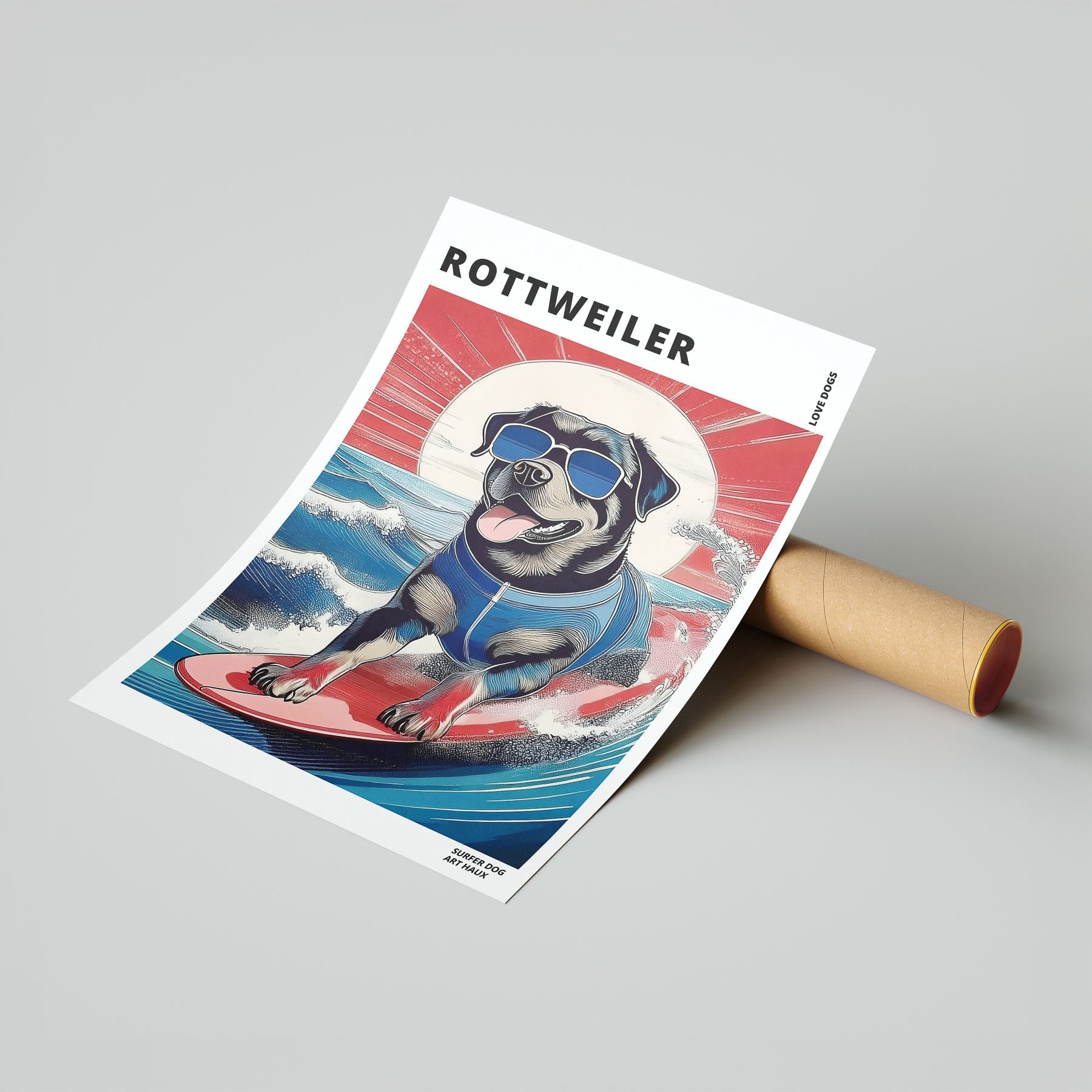 Rottweiler Hokosai Surfer Dogs 1 image 7