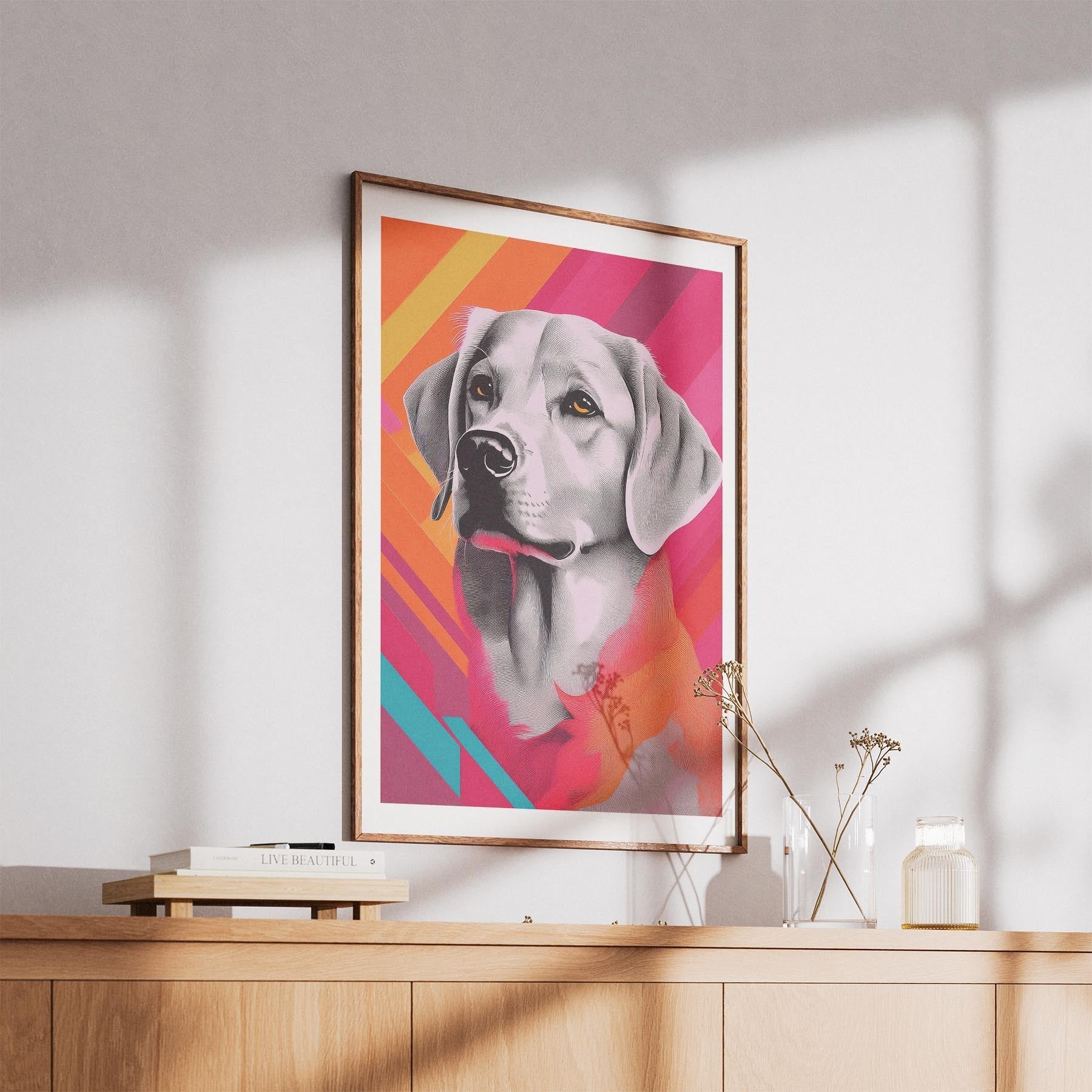 Golden Retriever Modern Pop Dog Series image 5