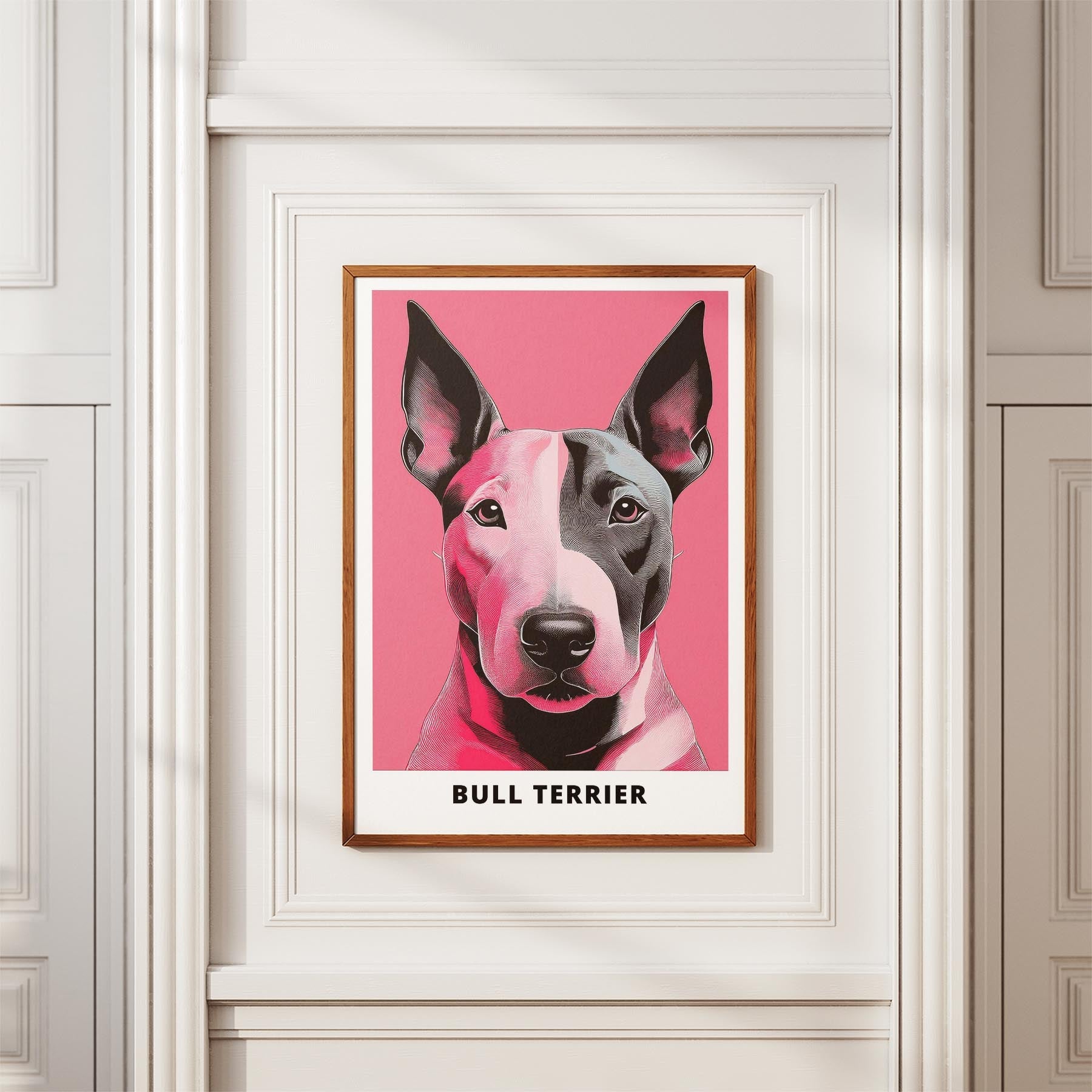 Bull Terrier Pink and Black Dog Series 2 image 3