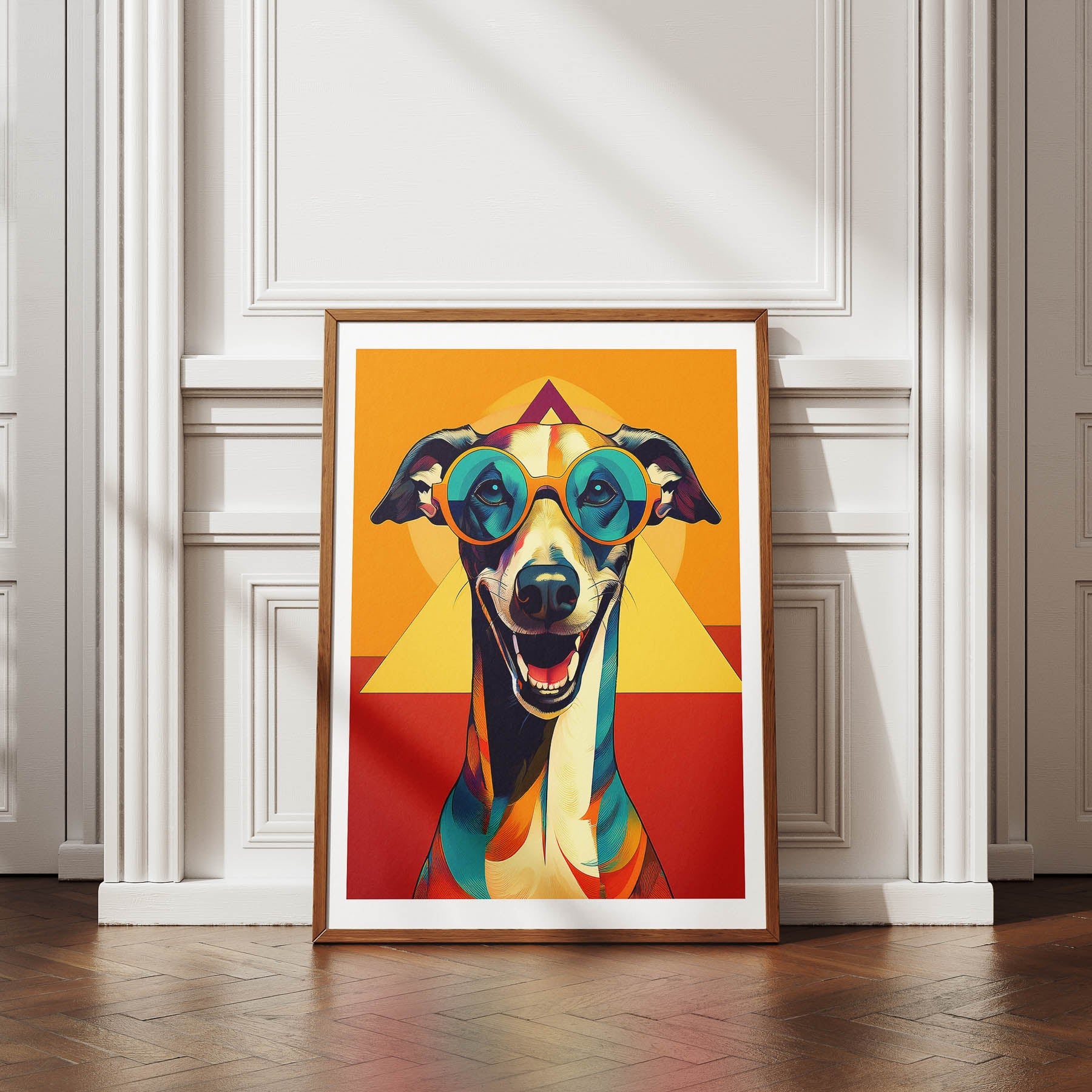 Greyhound In Colourful Sunnies 1 image 4