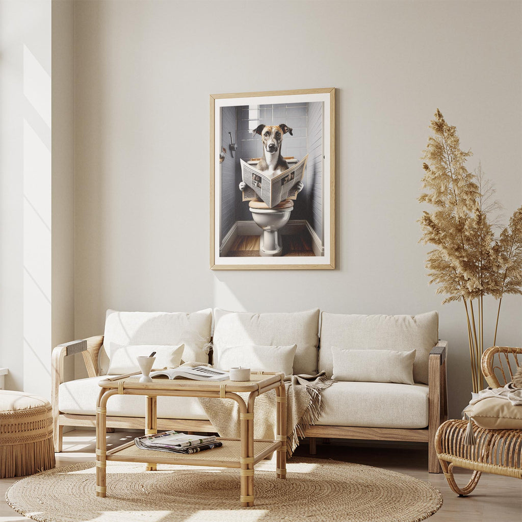 Greyhound Toilet Humour Dog Series 1 image 2