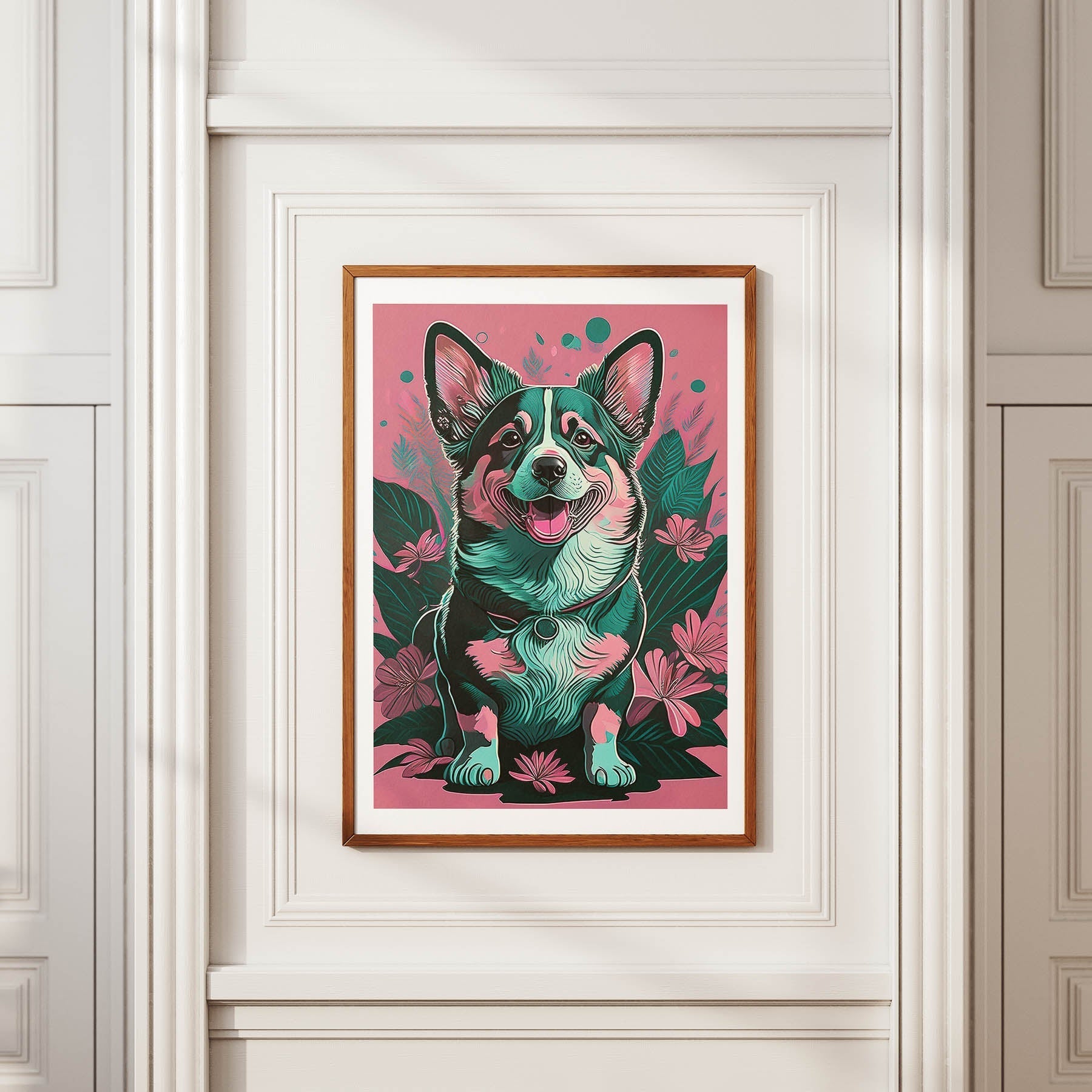 Corgi Flowery Dog image 3