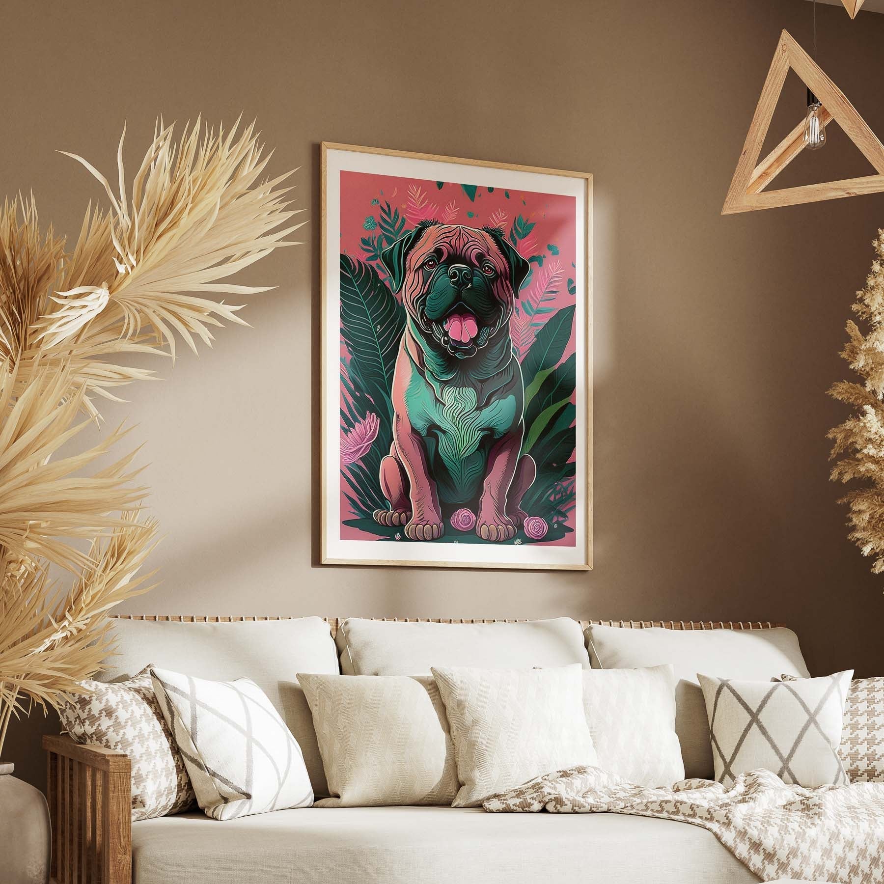 Bullmastiff Flowery Dog image 5