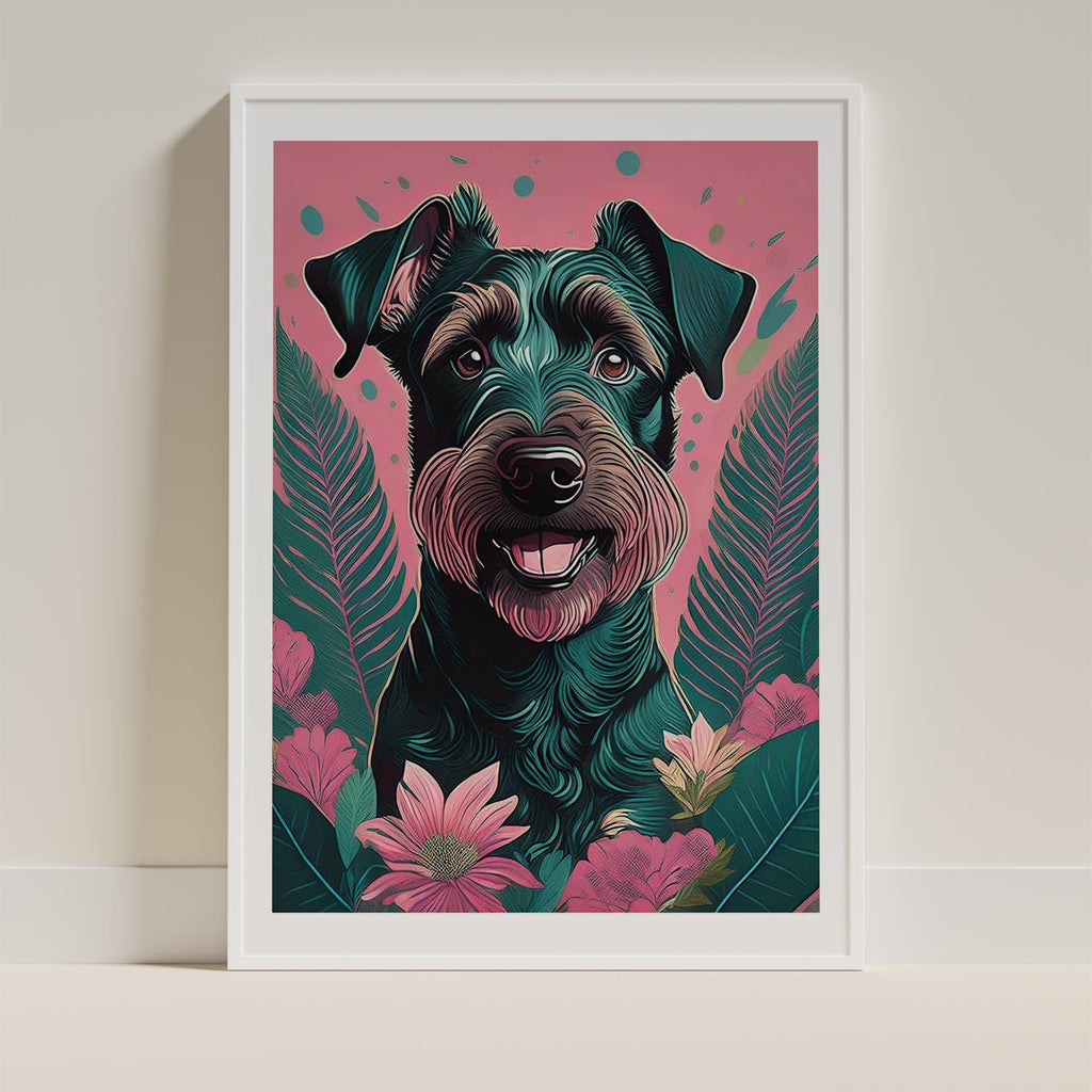 Irish Terrier Flowery Dog image 9