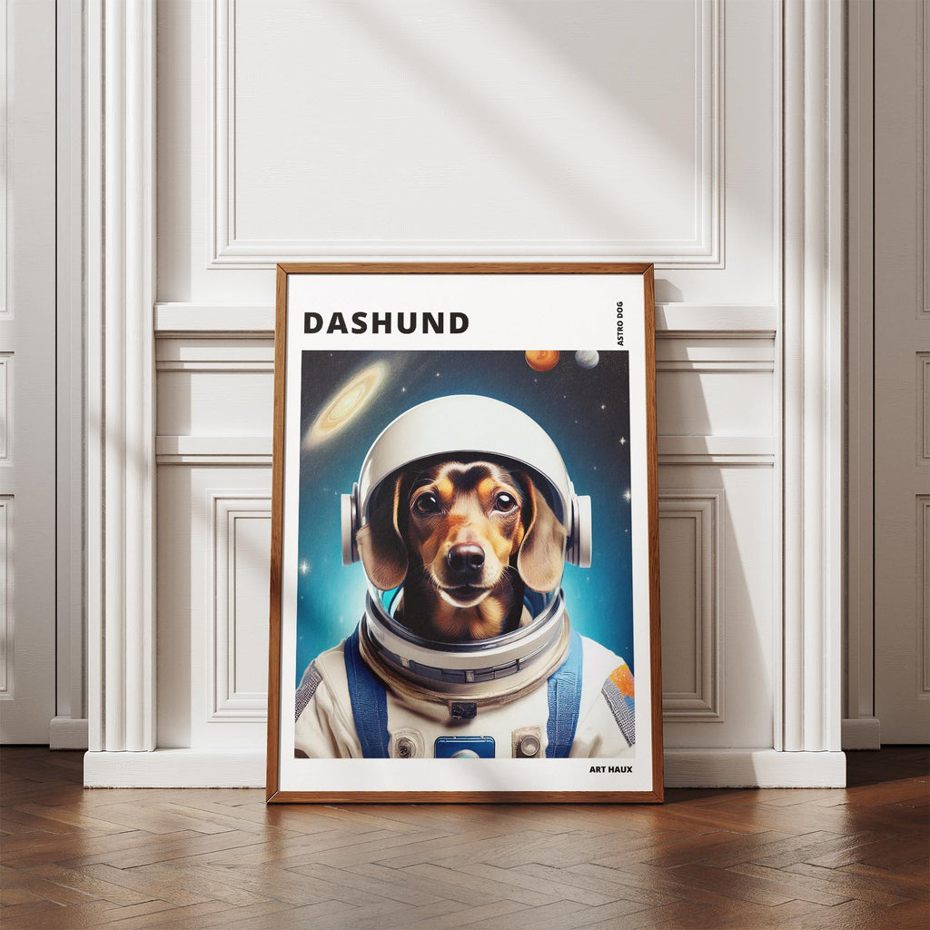 Dachshund Astronaut Dog Series with Text Astro Dog image 4