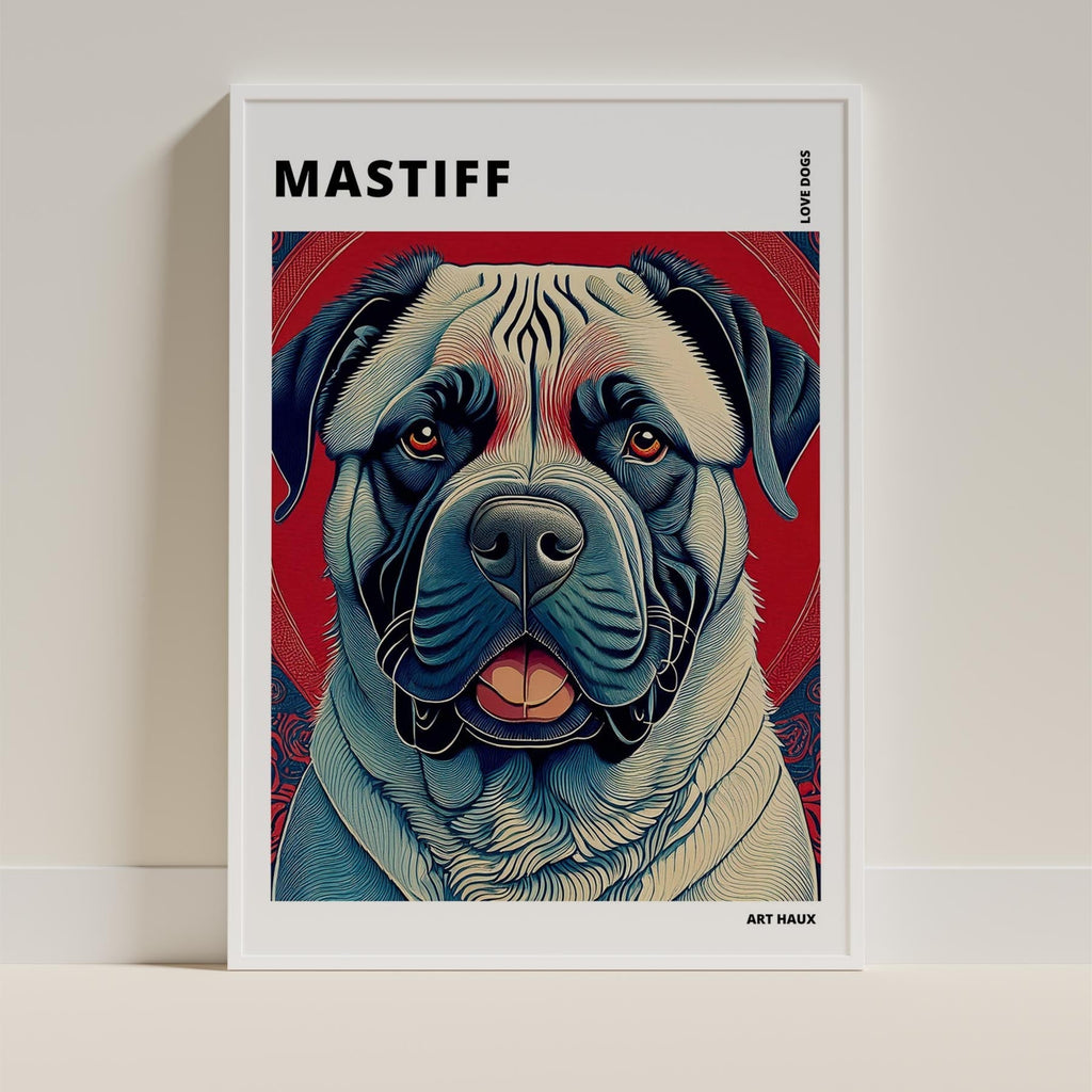 Maltese Hokusai Japanese Inspired Dog Series with Text image 8