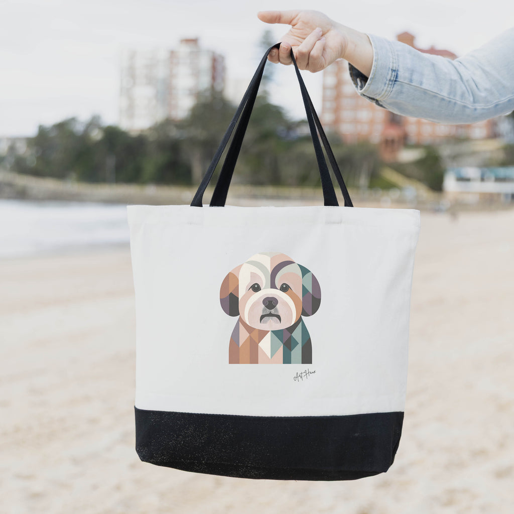 Bichon Frise Vintage Chic Graphic Bag image 1
