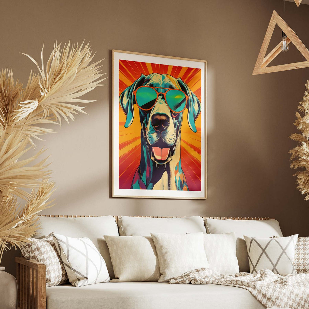 Great Dane In Colourful Sunnies 2 image 5