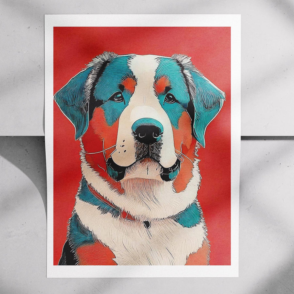 Bernese Mountain Dog Red Dog Series image 7
