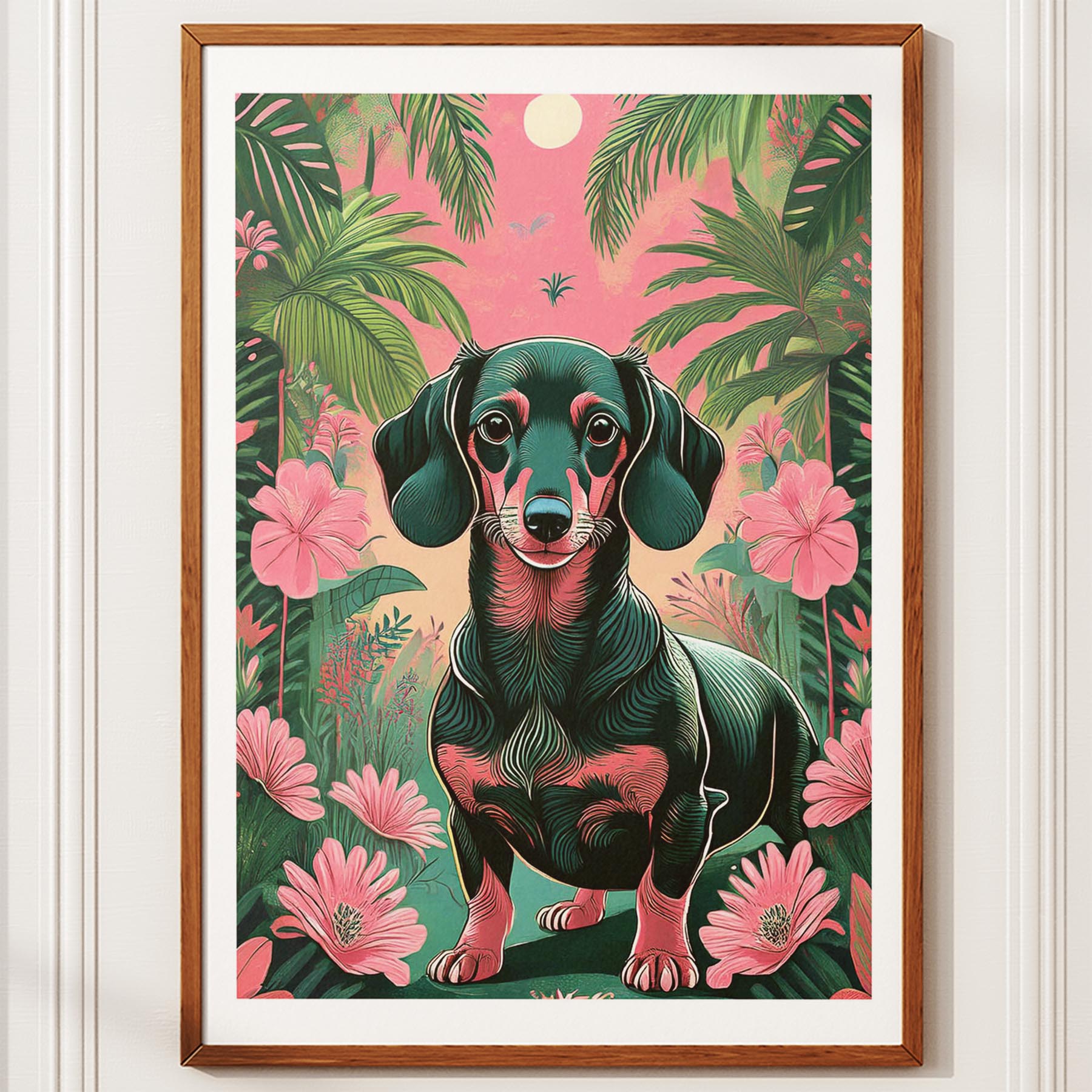 Miniature Dachshund Flowery Dog image 10