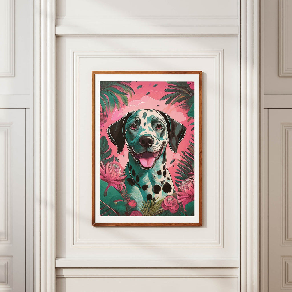 Dalmatian Flowery Dog image 3
