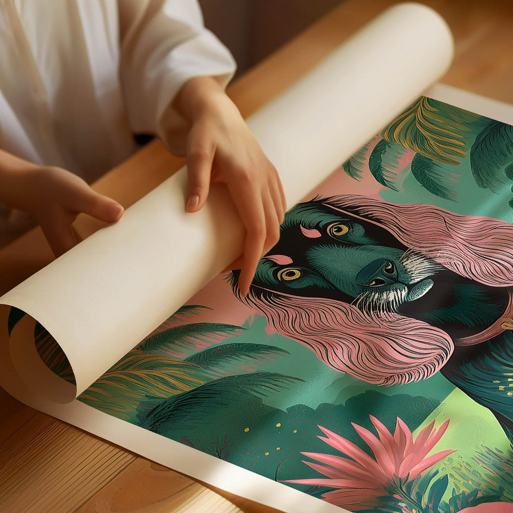 Cocker Spaniel 1 Flowery Dog image 1