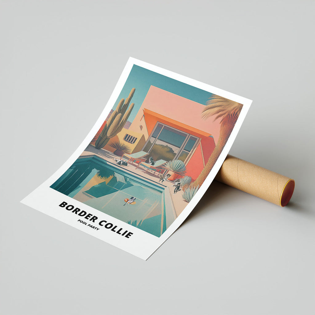 Border Collie Pool Party image 7