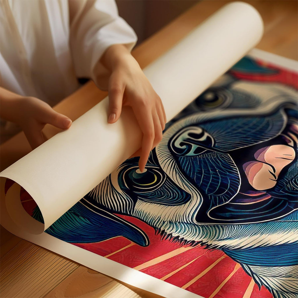 Pug Hokusai Japanese Inspired Dog Series 1 image 1