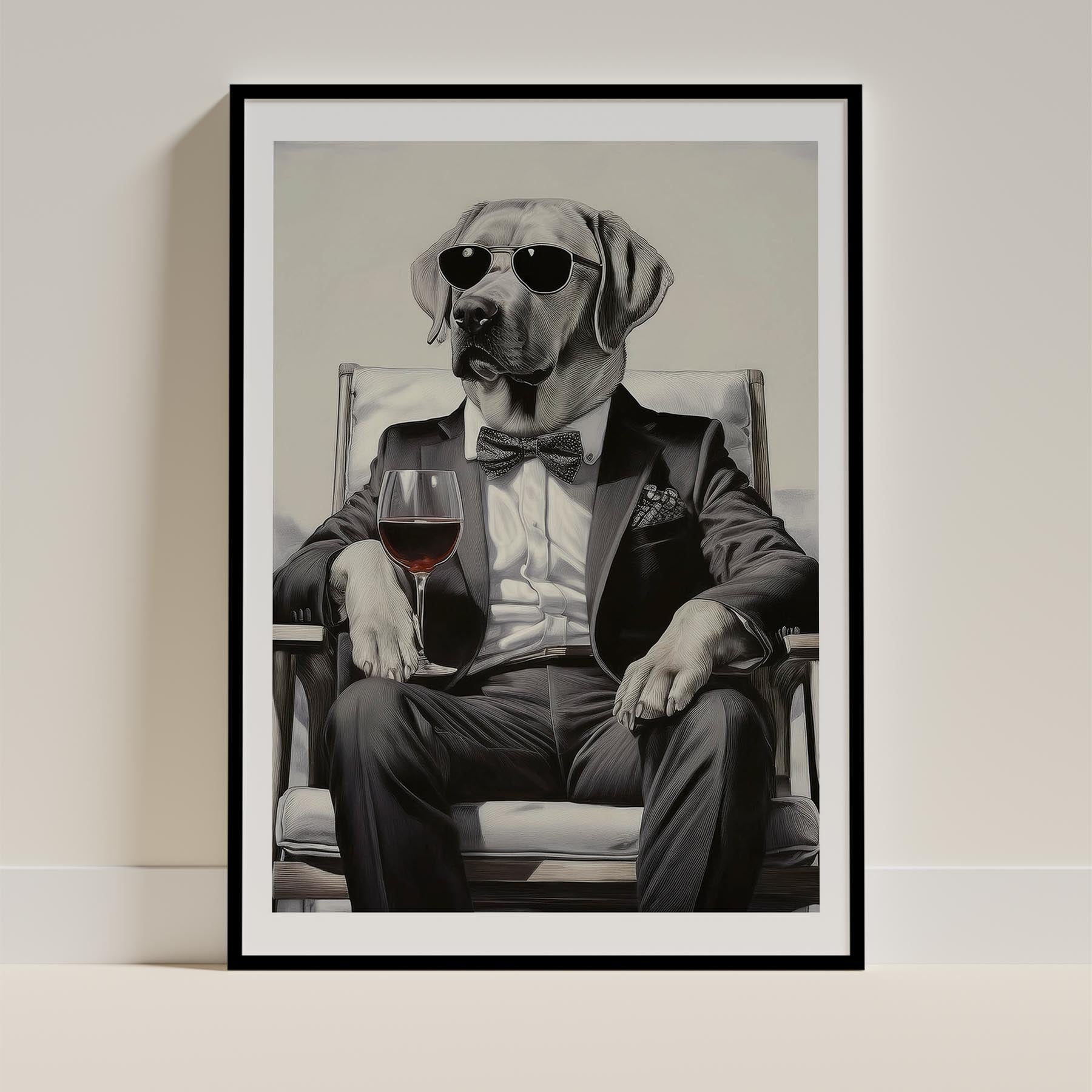 Labrador Retriever Dog Art Print Unframed Vol 1 | 11 Unique Designs | Wall Art Gift for Dog Lovers - Image 11 | Dogsy & Co