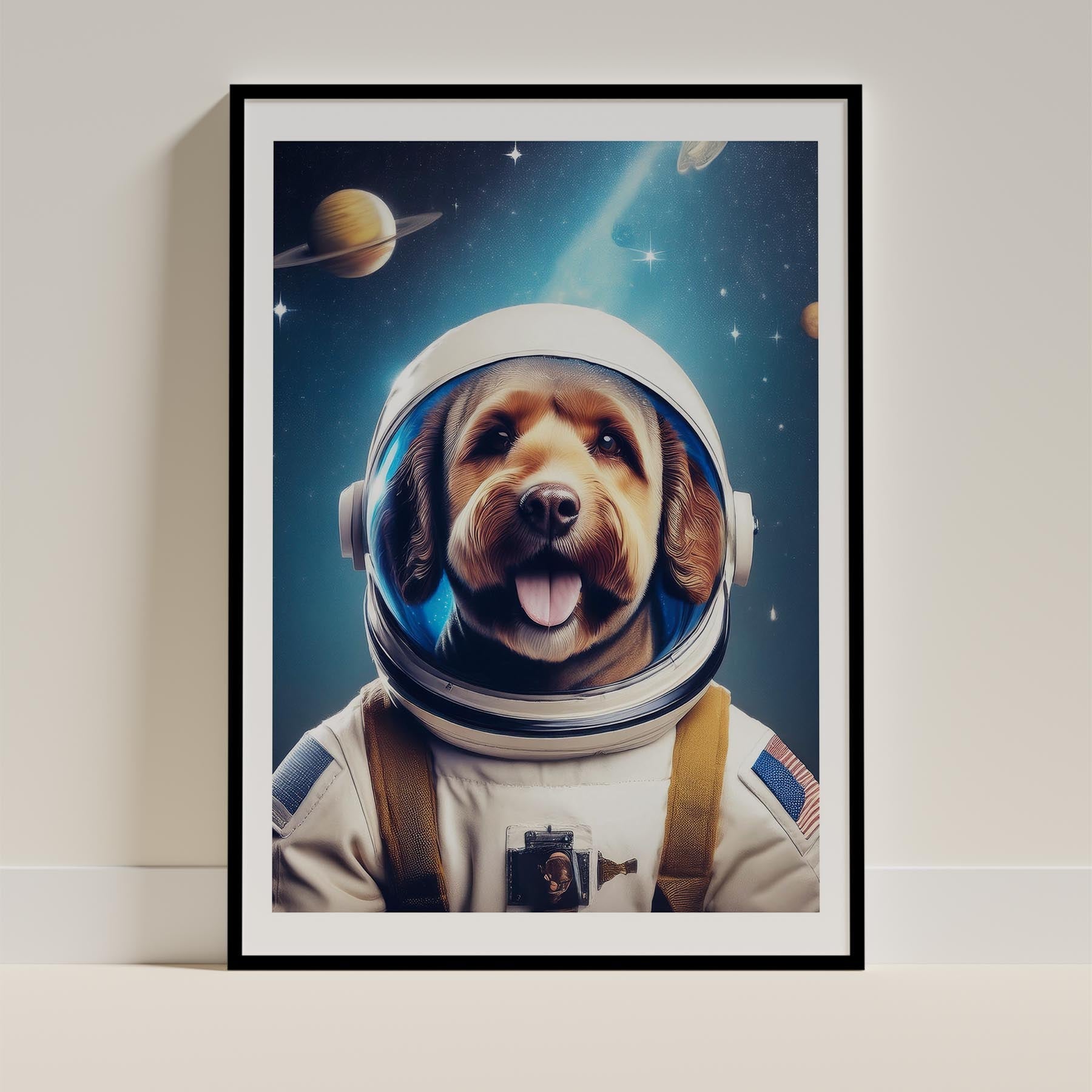 Spanish Water Dog Astronaut Dog Series image 11