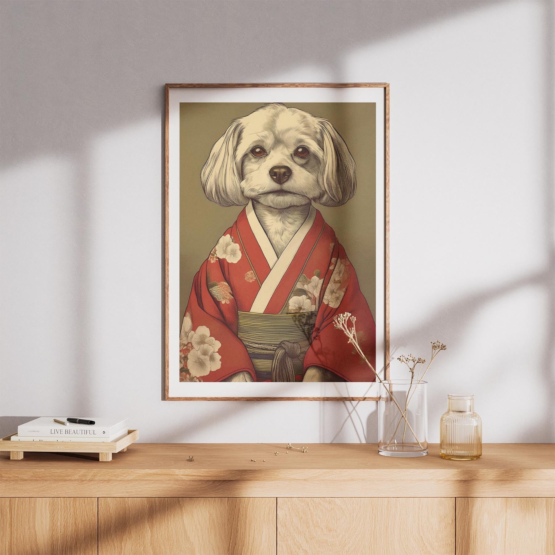 Maltese Japanse Kimono Dog Series image 8