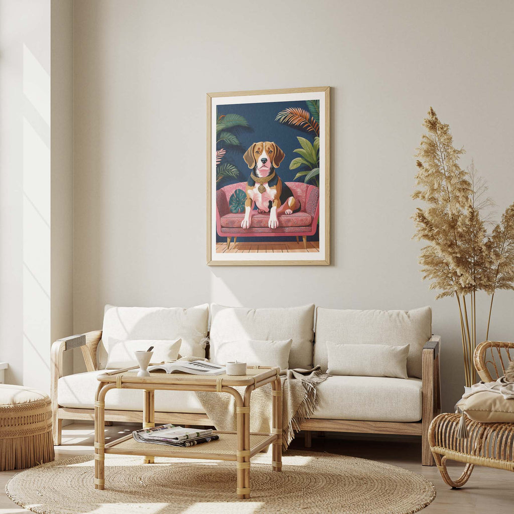 Beagle Just Lounging Around image 1