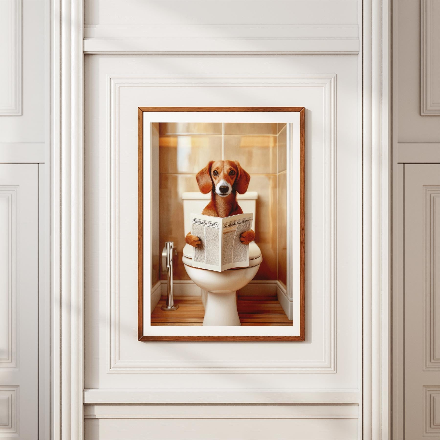 Dachshund Toilet Humour Dog Series 1 image 3