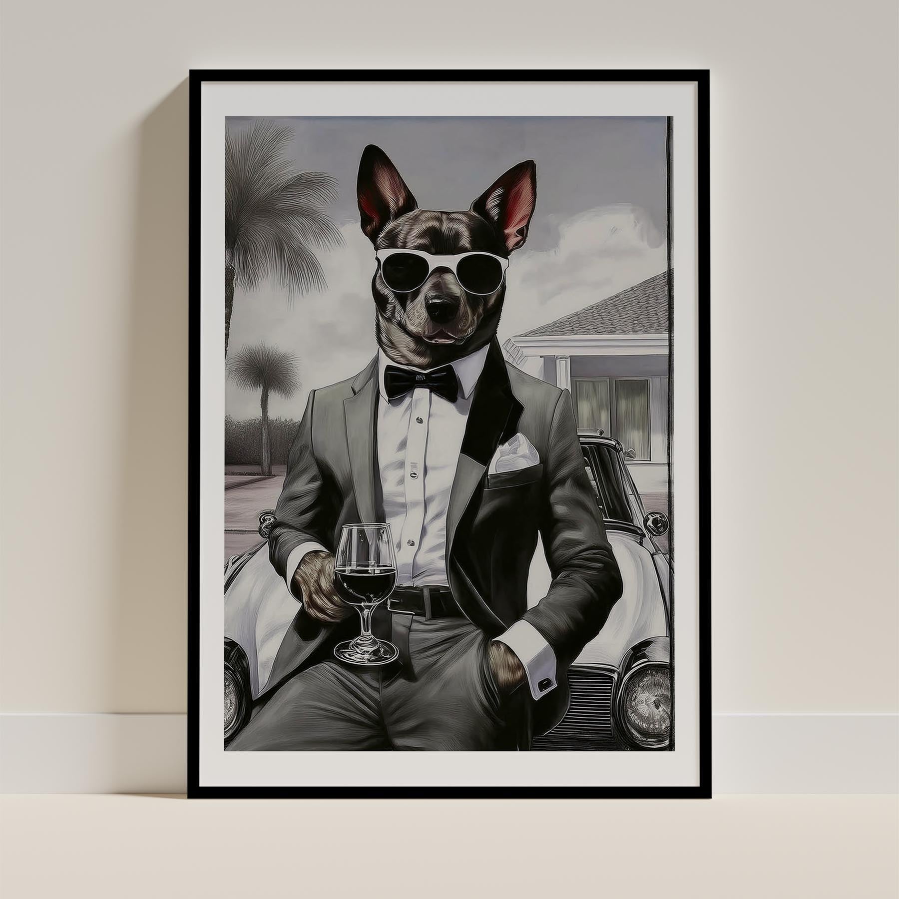 Australian Cattle Dog Dog Art Print Unframed Vol 1 | 11 Unique Designs | Wall Art Gift for Dog Lovers - Image 6 | Dogsy & Co