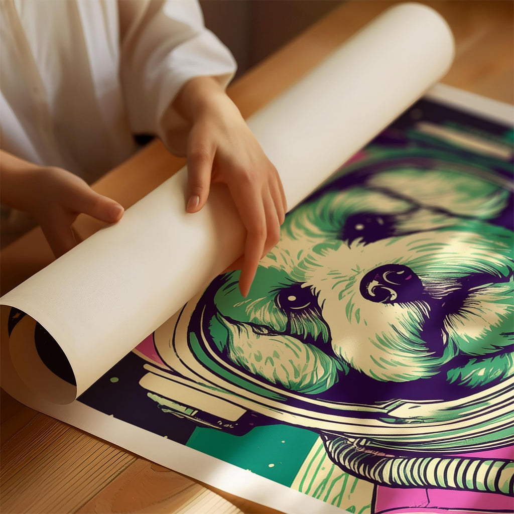 Bichon Frise Space Dogs Series image 1