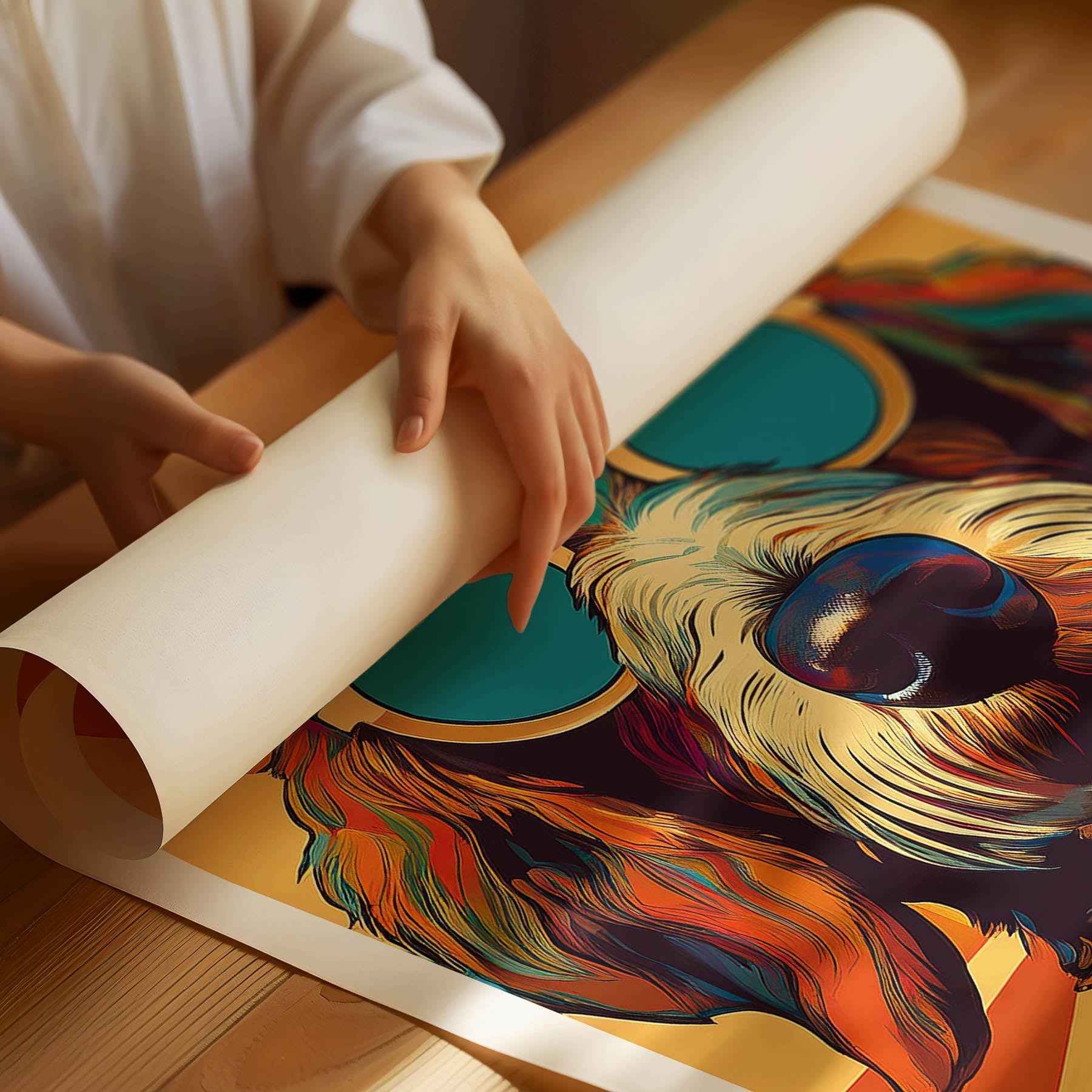 Otterhound In Colourful Sunnies 1 image 3