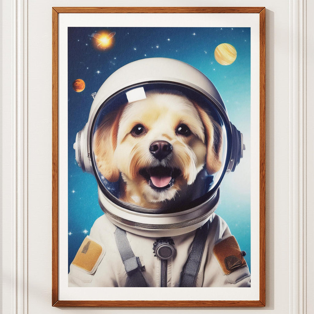 Maltese Astronaut Dog Series image 10