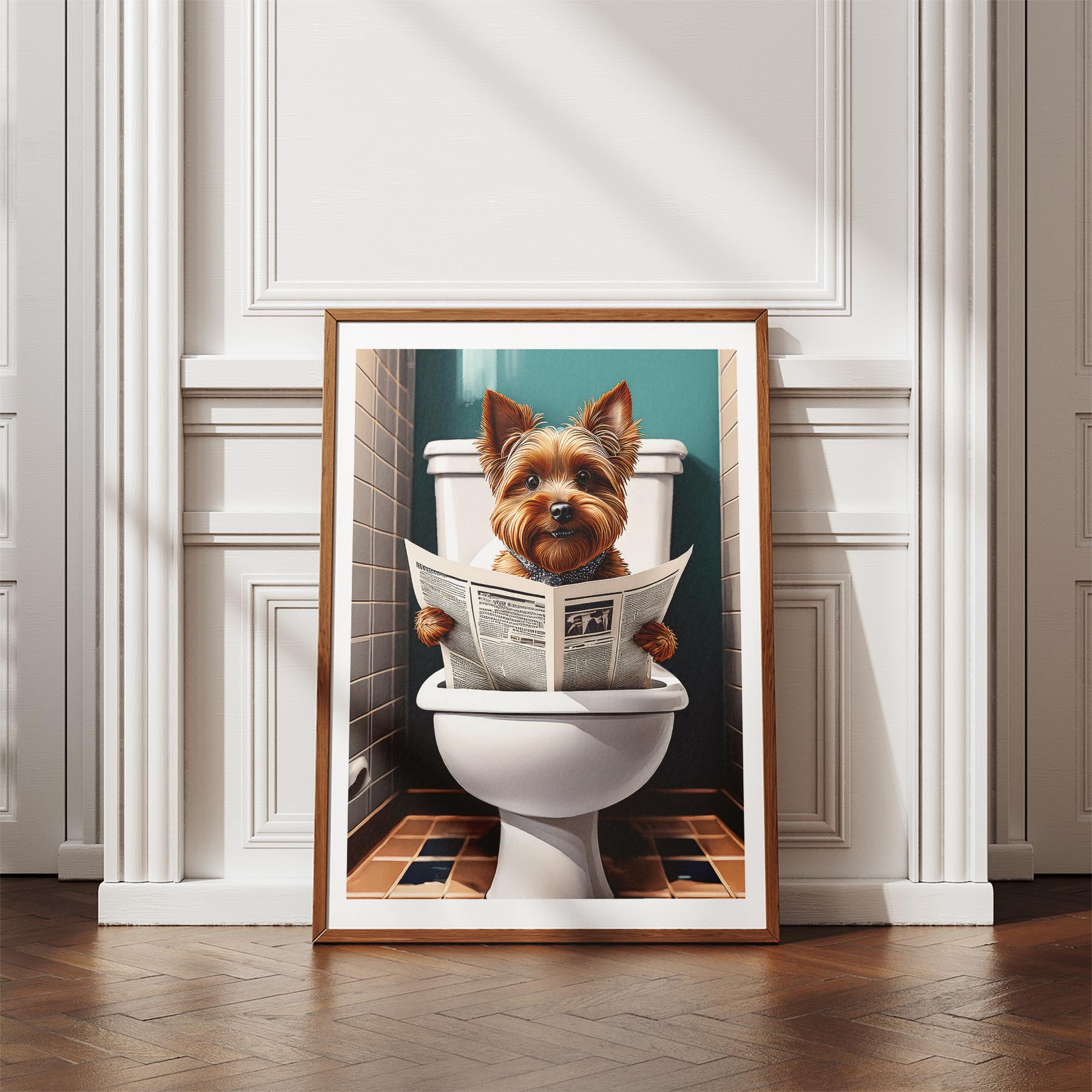Yorkshire Terrier Toilet Humour Dog Series image 4
