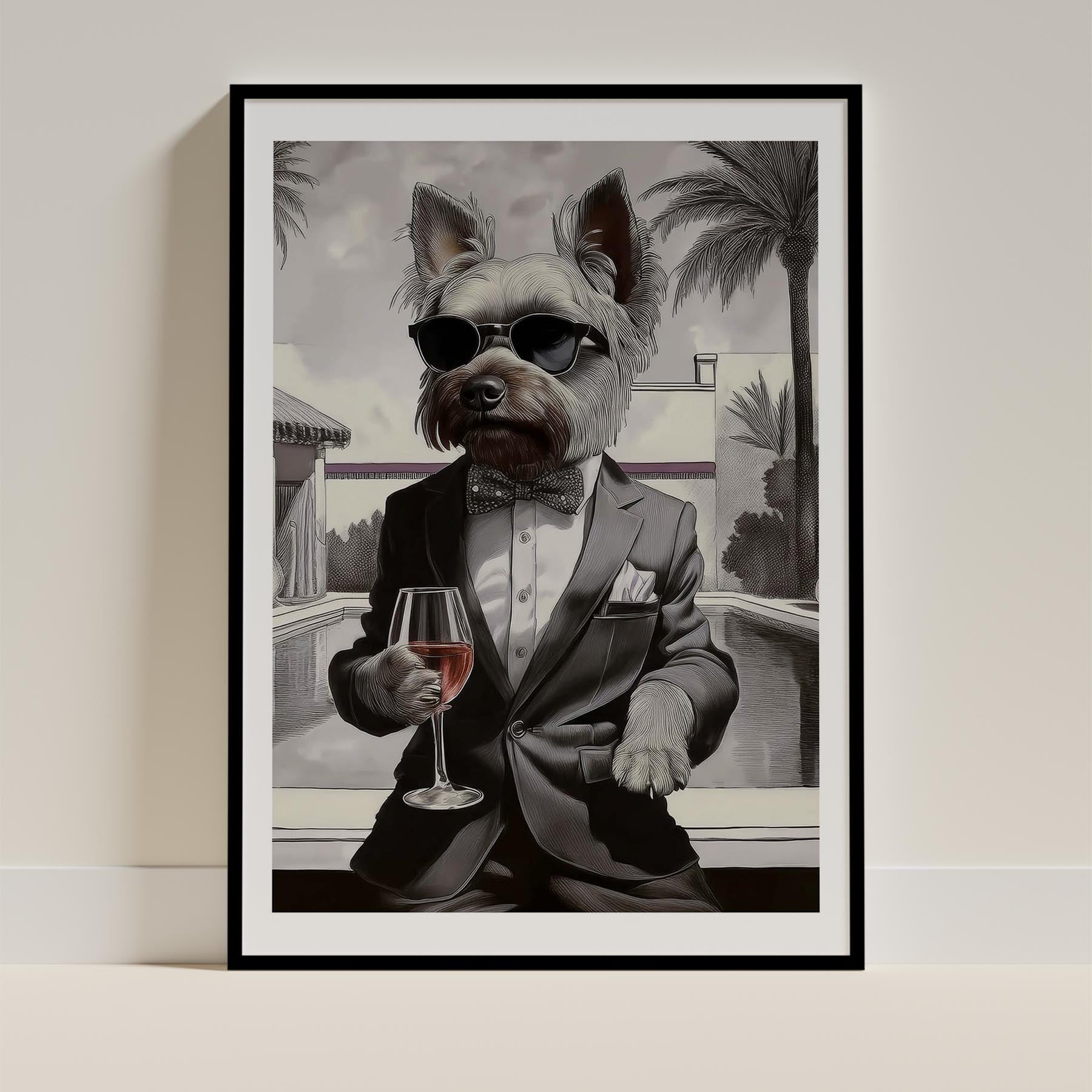 Yorkshire Terrier Dog Art Print Unframed Vol 1 | 11 Unique Designs | Wall Art Gift for Dog Lovers - Image 4 | Dogsy & Co