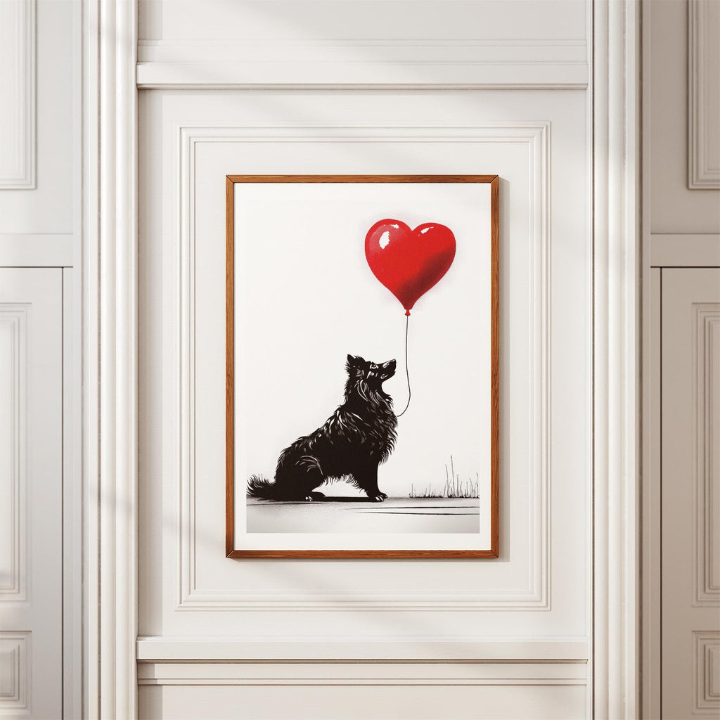 Shetland Sheepdog DOGSY Series inspired by the Art of Banksy image 3