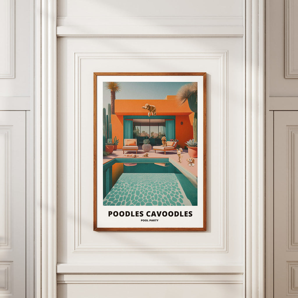 Poodle Cavoodles Pool Party image 2