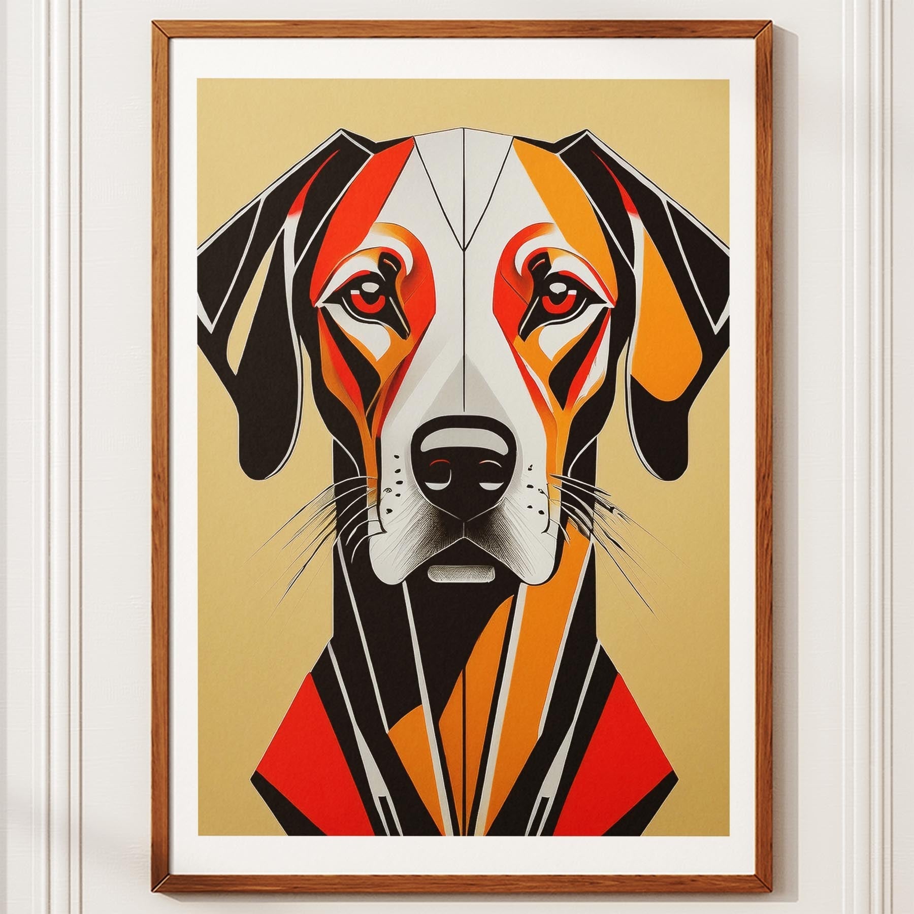 Rhoedesian Ridgeback Geometric Orange Series image 10