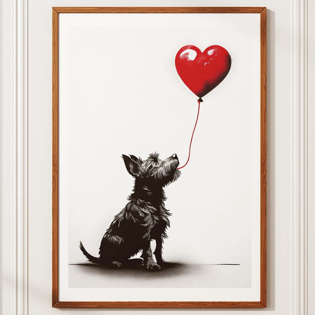 Australian Terrier DOGSY Series inspired by the Art of Banksy image 10