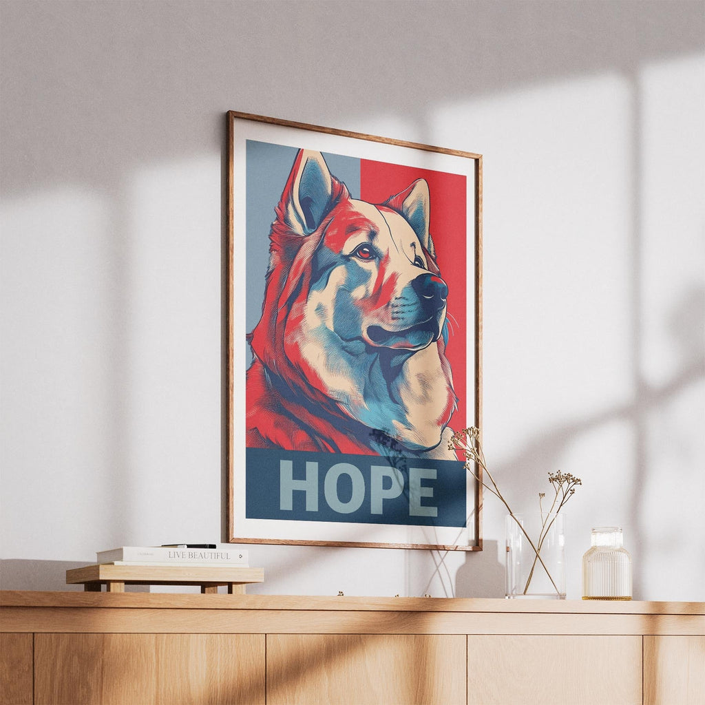Samoyed HOPE Series Inspired by the Obama Poster image 5
