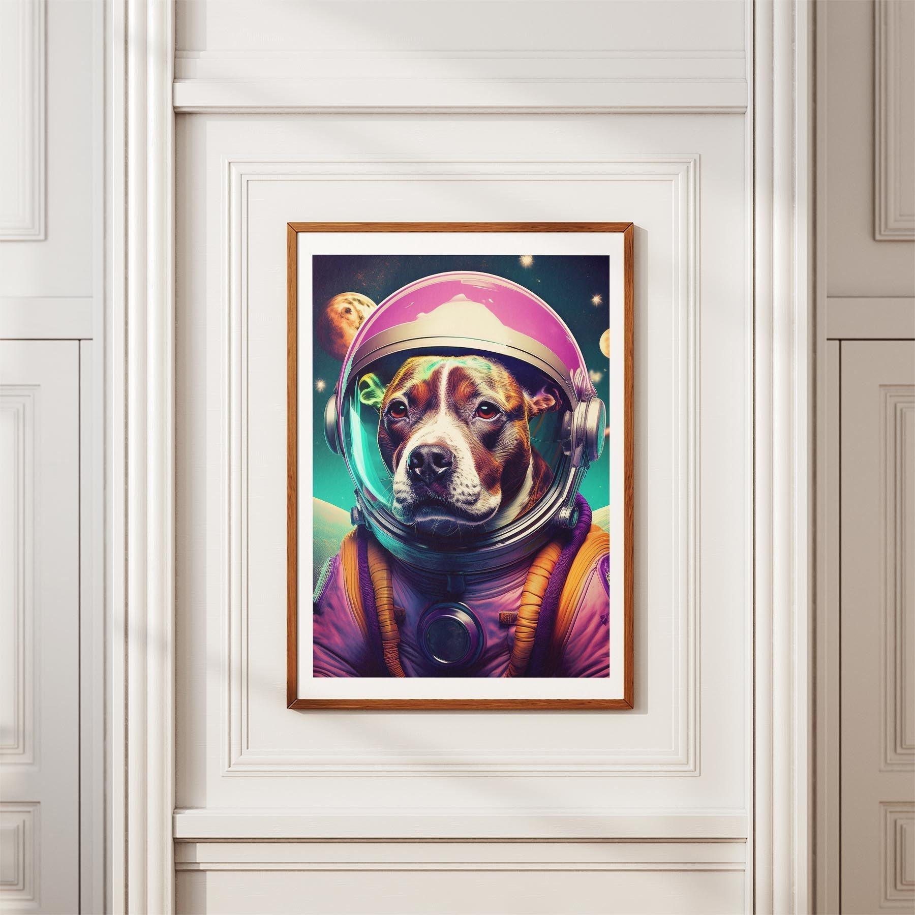 Staffordshire Bull Terrier Space Dogs Series image 3